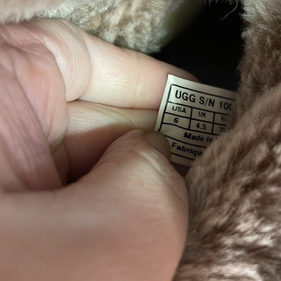 UGG Lynnea Clog Boots Convertible Fold Down Sherpa Lined Size 6 #1955 - Picture 10 of 11